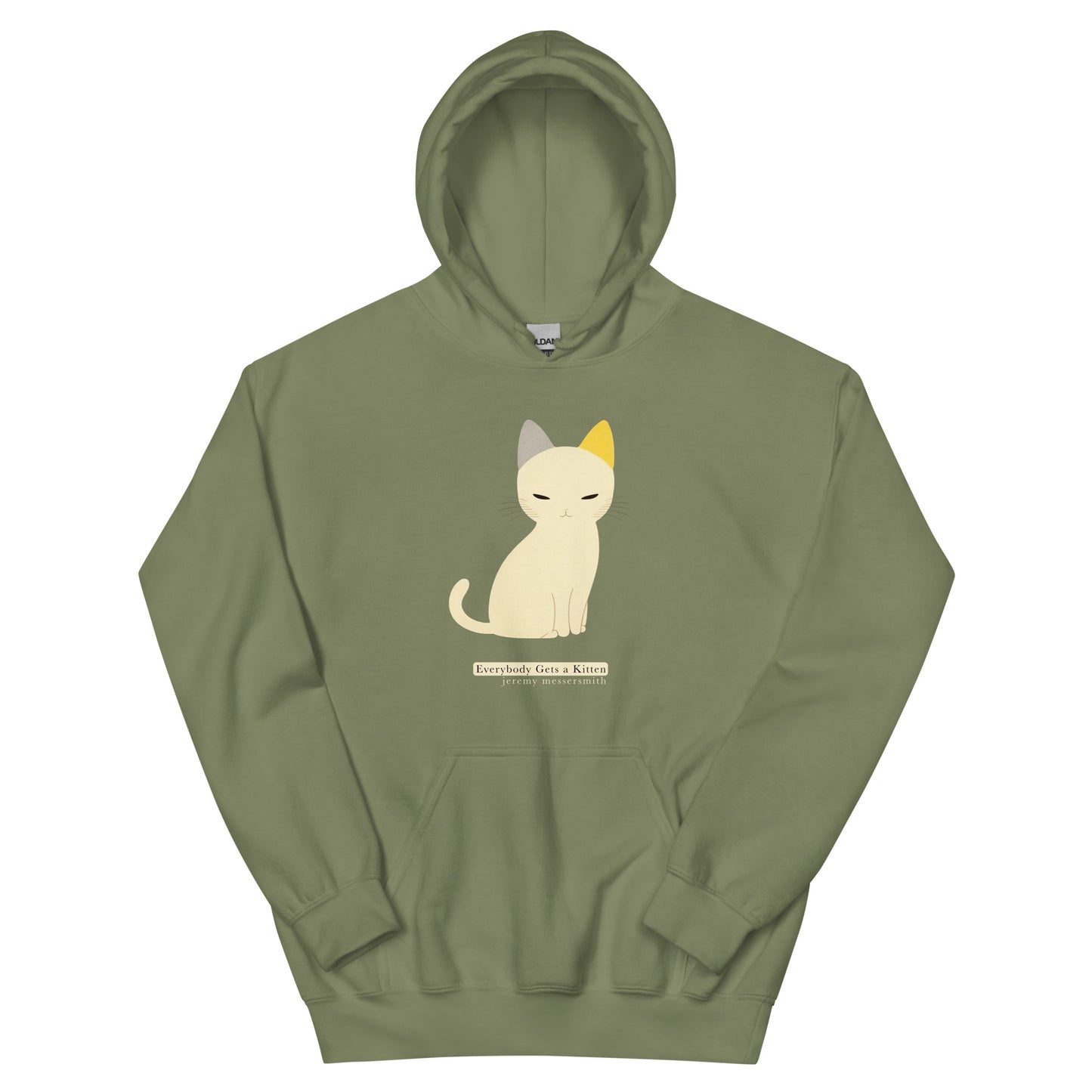 Yellow-Eared Kitten Hoodie