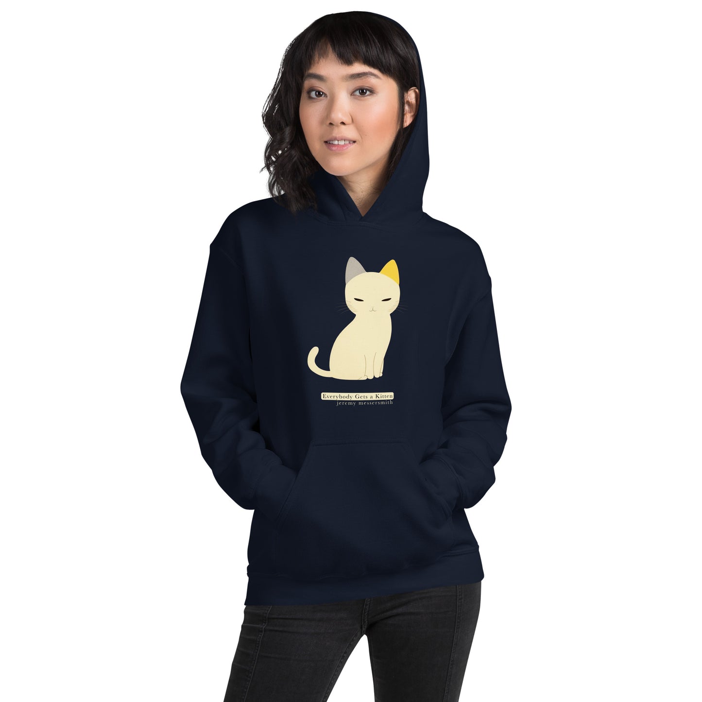 Yellow-Eared Kitten Hoodie